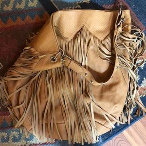 Carlos tan leather bag